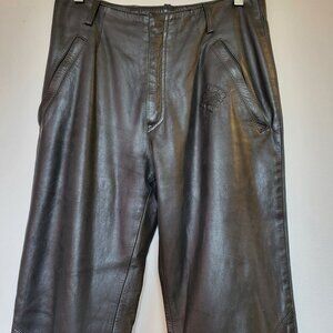 Harley-Davidson women's leather pants, size 10